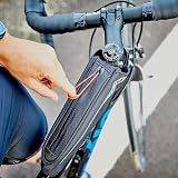 ZONE3 Aero Top Tube Bento Box Bag Black Silver One Size Cycling Triathlon view 4