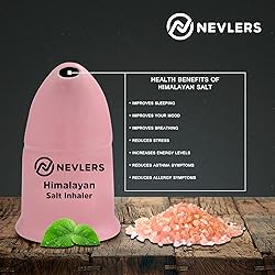 Nevlers Himalayan Salt Inhaler Ceramic with 6 Oz