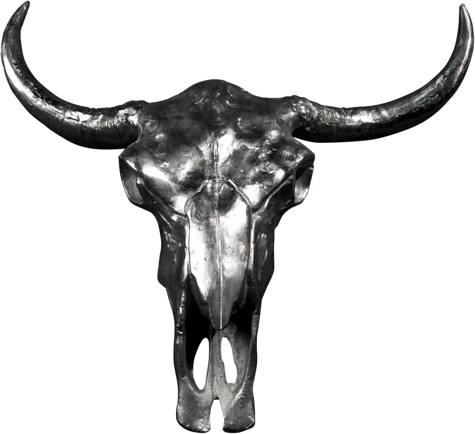 Skull Longhorn - MATADOR - Wall Decoration, Wall sculpture, Aluminium