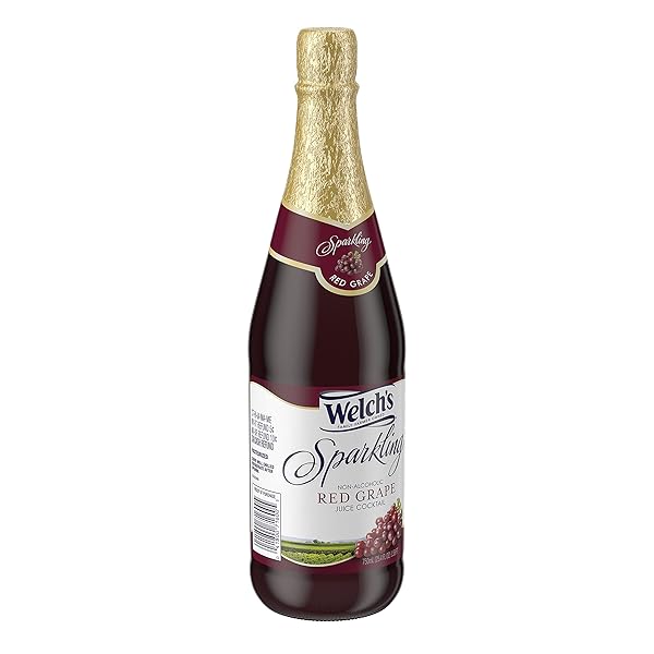 WELCH’S SPARKLING, RED GRAPE, 750 ML BOTTLE
