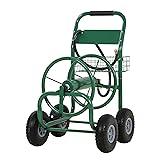 Hose Reel Hold Up To 300 Ft Heavy Duty Garden Hose