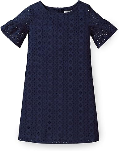 eyelet shift dress