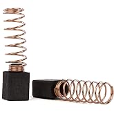 Bosch 2610005646 Brush &amp; Spring Set Designed for Rotary Tool 4000, 4000120V | 4000127V | 4000220V | 4000240V | Motor Electrical Contact Components | Commutator Interface | Current Transfer Elements