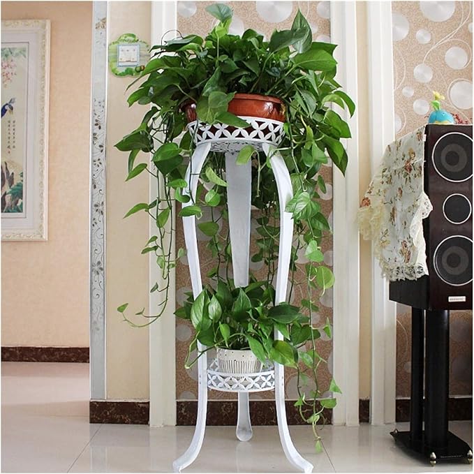 Flower Stand Wrought Iron Multilayer Indoor Floorstanding Flower