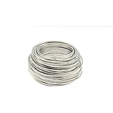 Stainless Steel Solid Wire, 1 Pound Hobby Wire,Multi-Purpose Steel Wire Ideal for Crafts,DIY Projects,Fastening,Fixing Up Fences (16Gauge)
