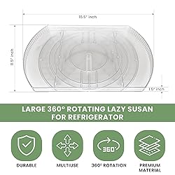 NOSTALGIQ 360° Rotating Lazy Susan for