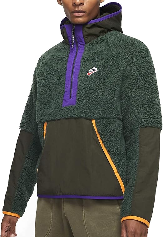 nike sherpa jacket half zip