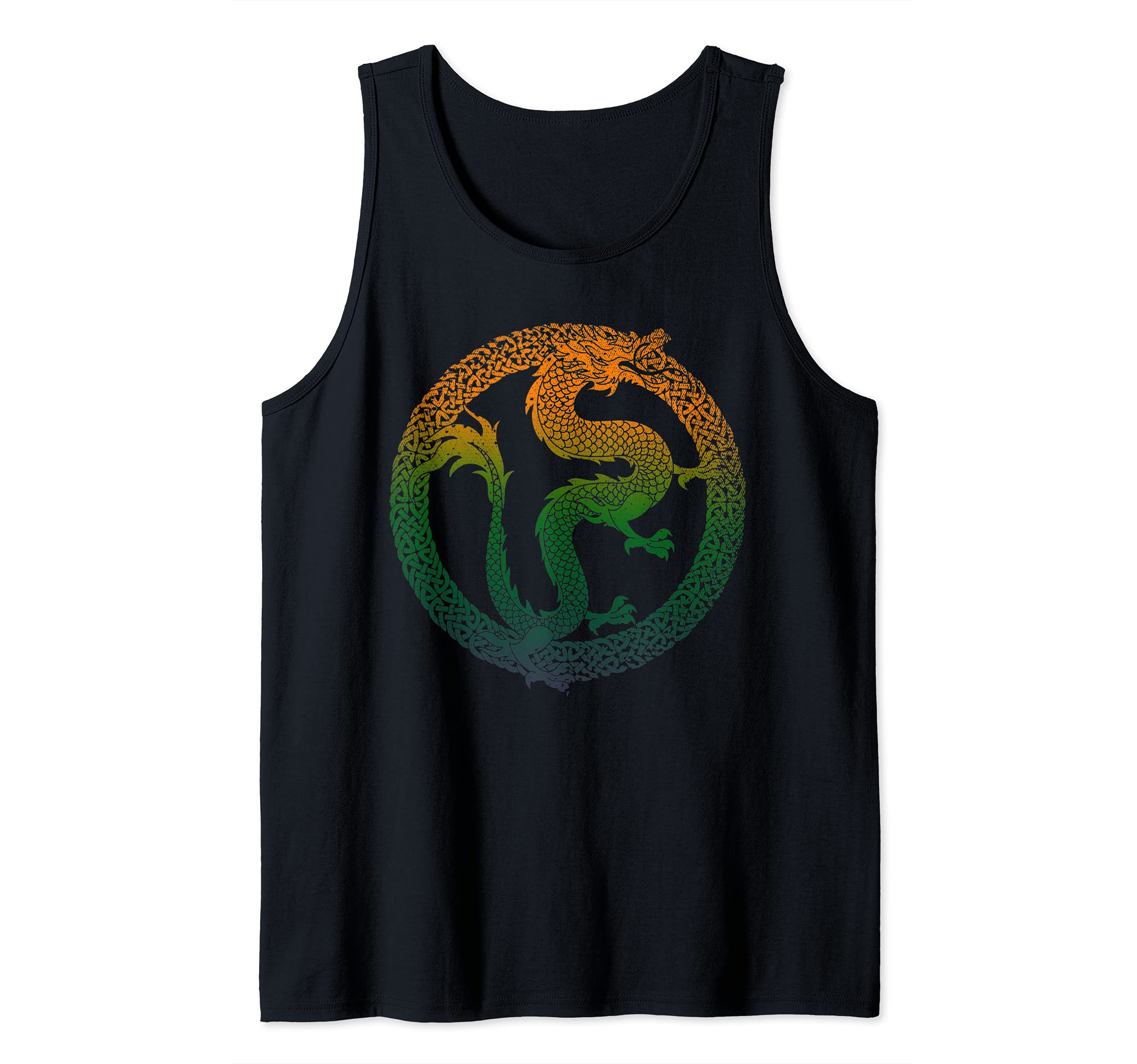 Asian Animal Mythical Creature Chinese Culture Dragon Tank Top