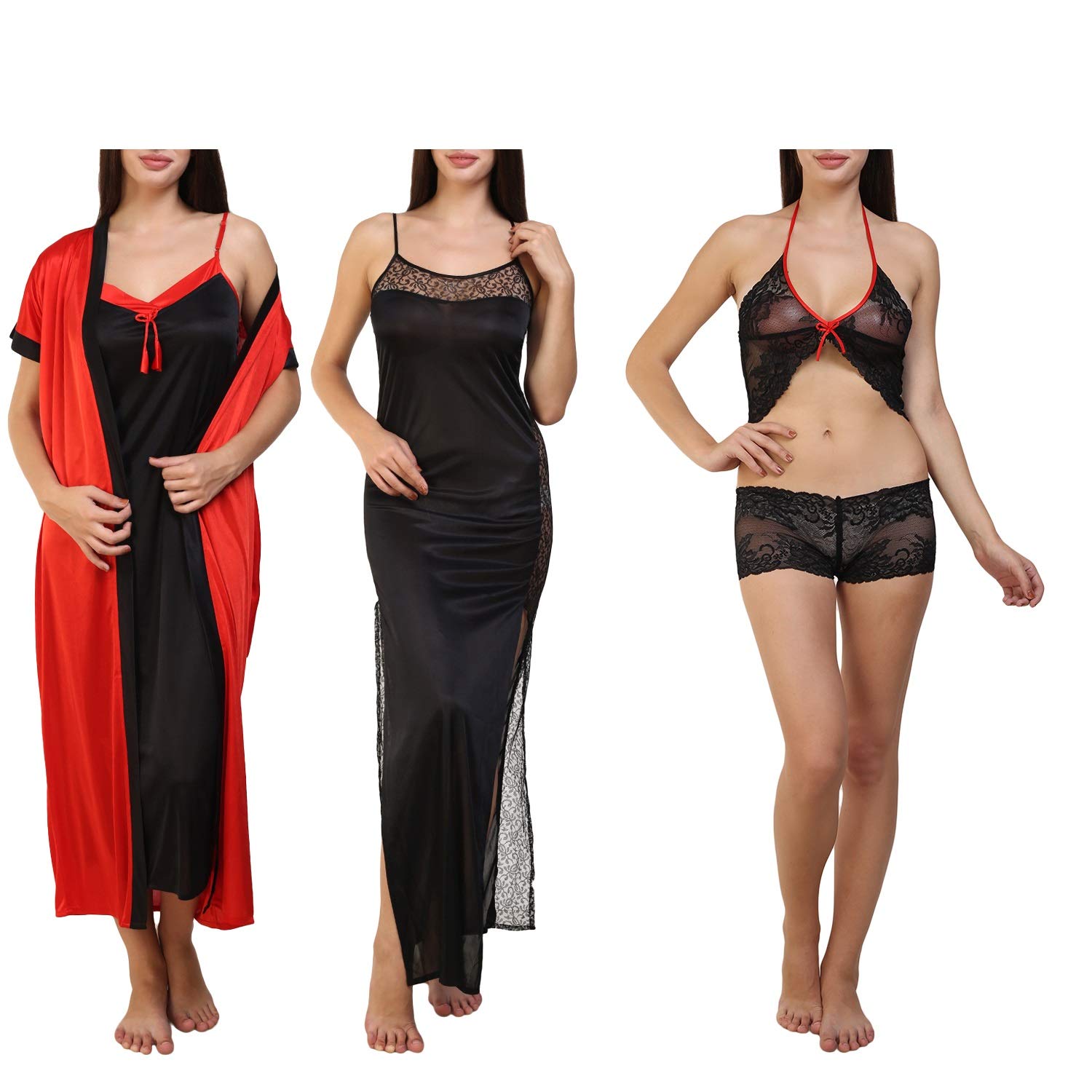 bra panty night dress