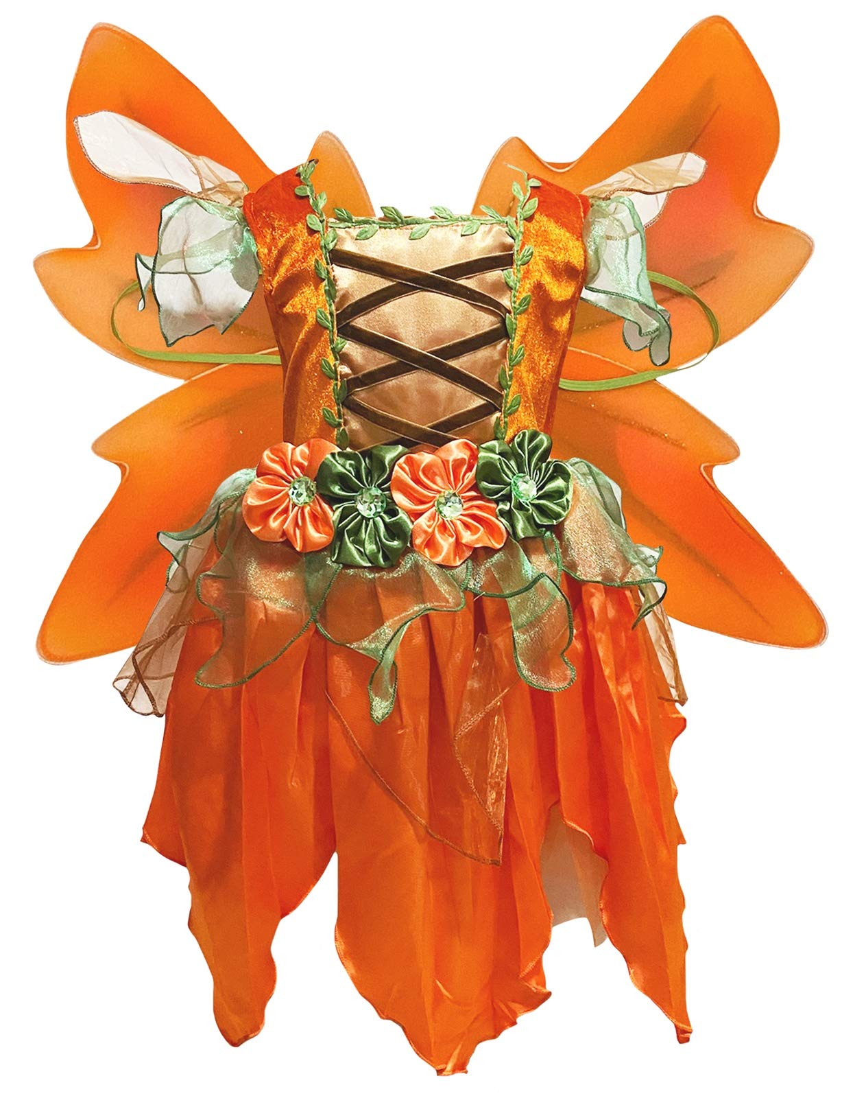 Photo 1 of Petitebella Fairy Costume Dress 1-10y (Orange, 4-6 Years)
