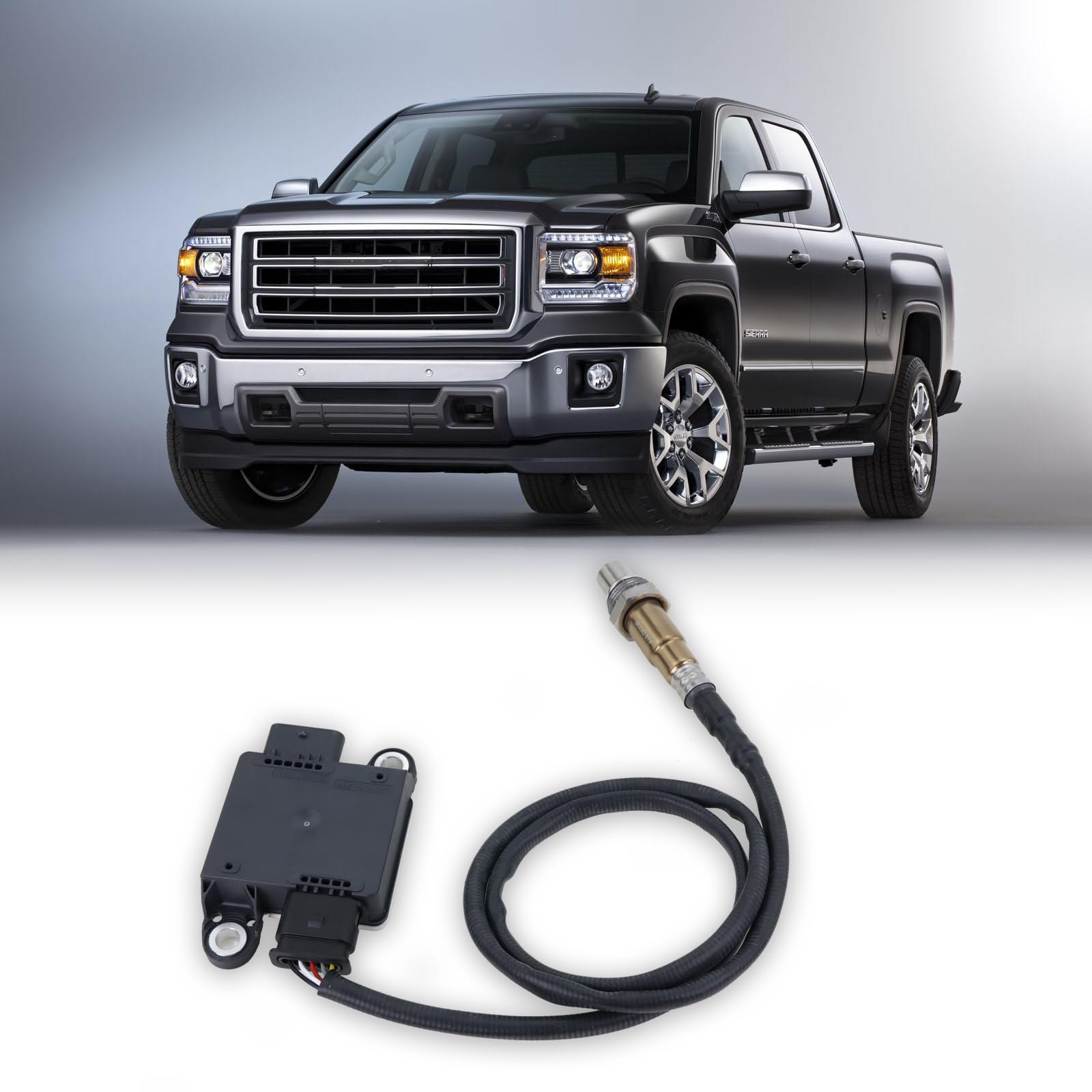 Photo 1 of Lqito Exhaust Particulate Sensor Compatible with 2017 2018 2019 Chevy Silverado 2017 2018 2019 GMC Sierra 6.6L L8 Diesel Replace#12685369