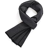 FULLRON Men Winter Scarf Soft Warm Long Cashmere Feel Scarves