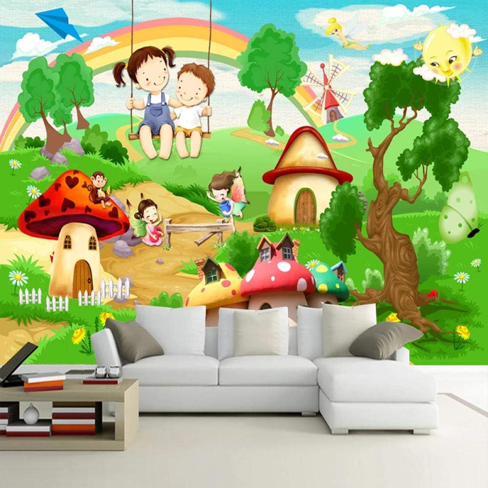 CRfres Papel tapiz 3D mural para niños DIY papel autoadhesivo póster