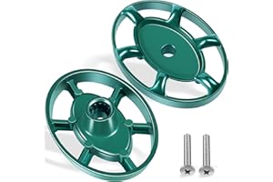 Fluronic 2 Pack Outdoor Faucet Handles, 12 Point Spigot Handles Compatible with Arrowhead PK1290, Outside Faucet Oval Handle Replacement for Hose Bibb, Garden Valves and Frost Proof Wall Hydrants