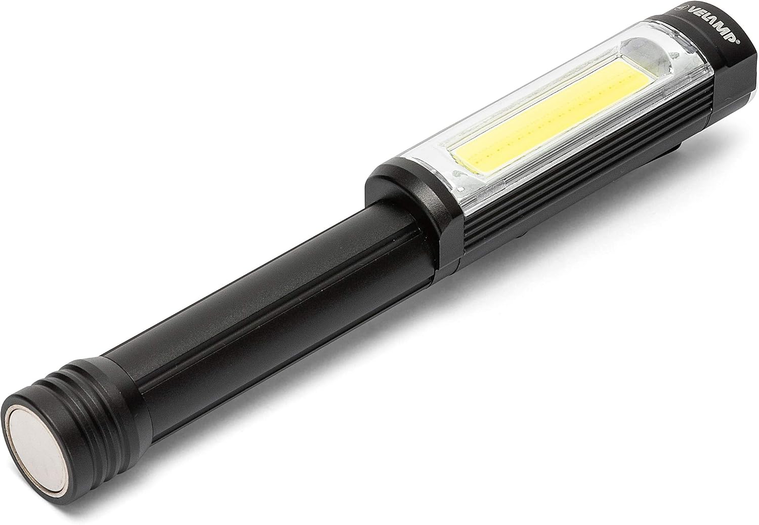 Big Daddy: 3W COB Aluminum Torch + red Flash. Hyper Powerful Magnet, Black