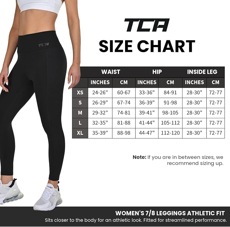Leggings 7/8 Taille Haute pour Femmes – Leggings Ultra Doux avec Contrôle du Ventre et 2 Poches Latérales Ouvertes pour la Course, la Gym et Le Yoga -Charcoal/Grey, M
