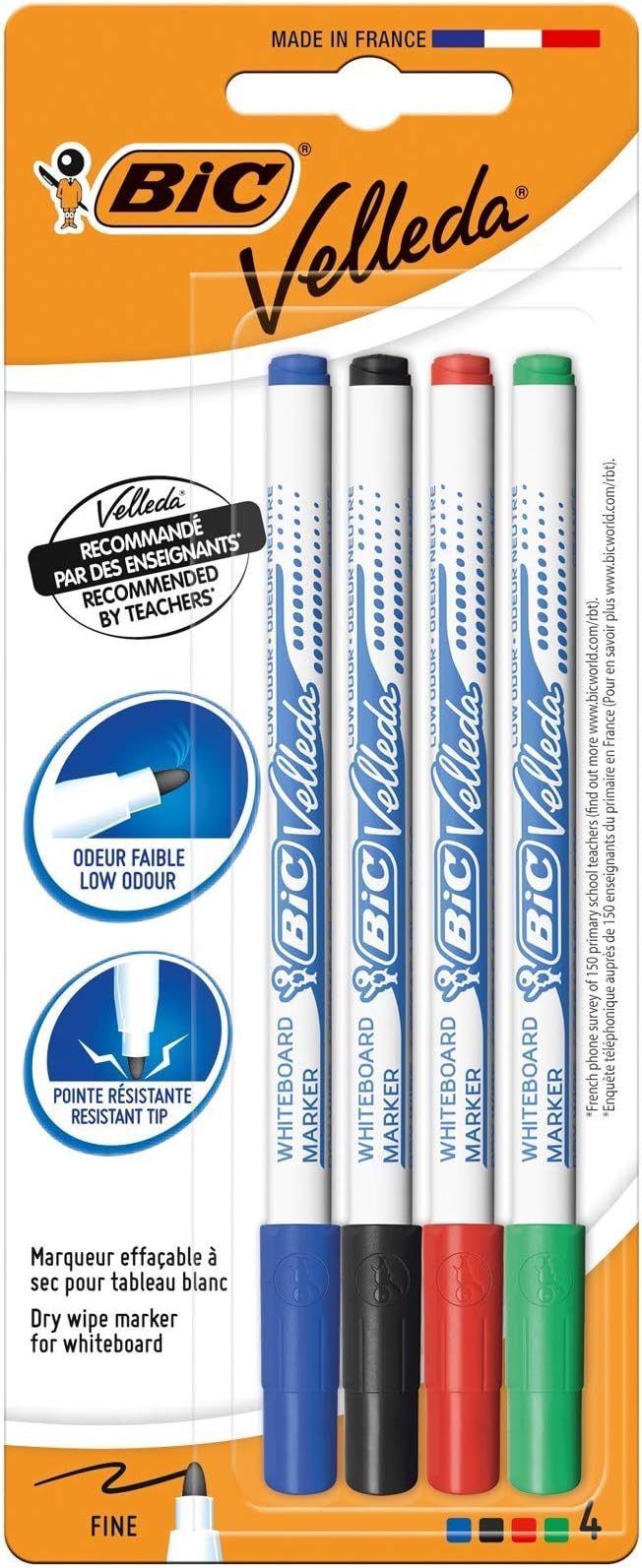 BIC Velleda 172109 Whiteboard Pens Black, Box of 24 Amazon.co.uk Office Products