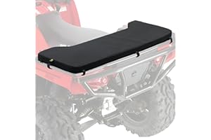 MYDAYS Universal ATV Rack Pad, Breathable Shock Absorption Water-Resistant ATV Seat Cushion for Four Wheeler Polaris Sportsman Kawasaki Arctic Cat