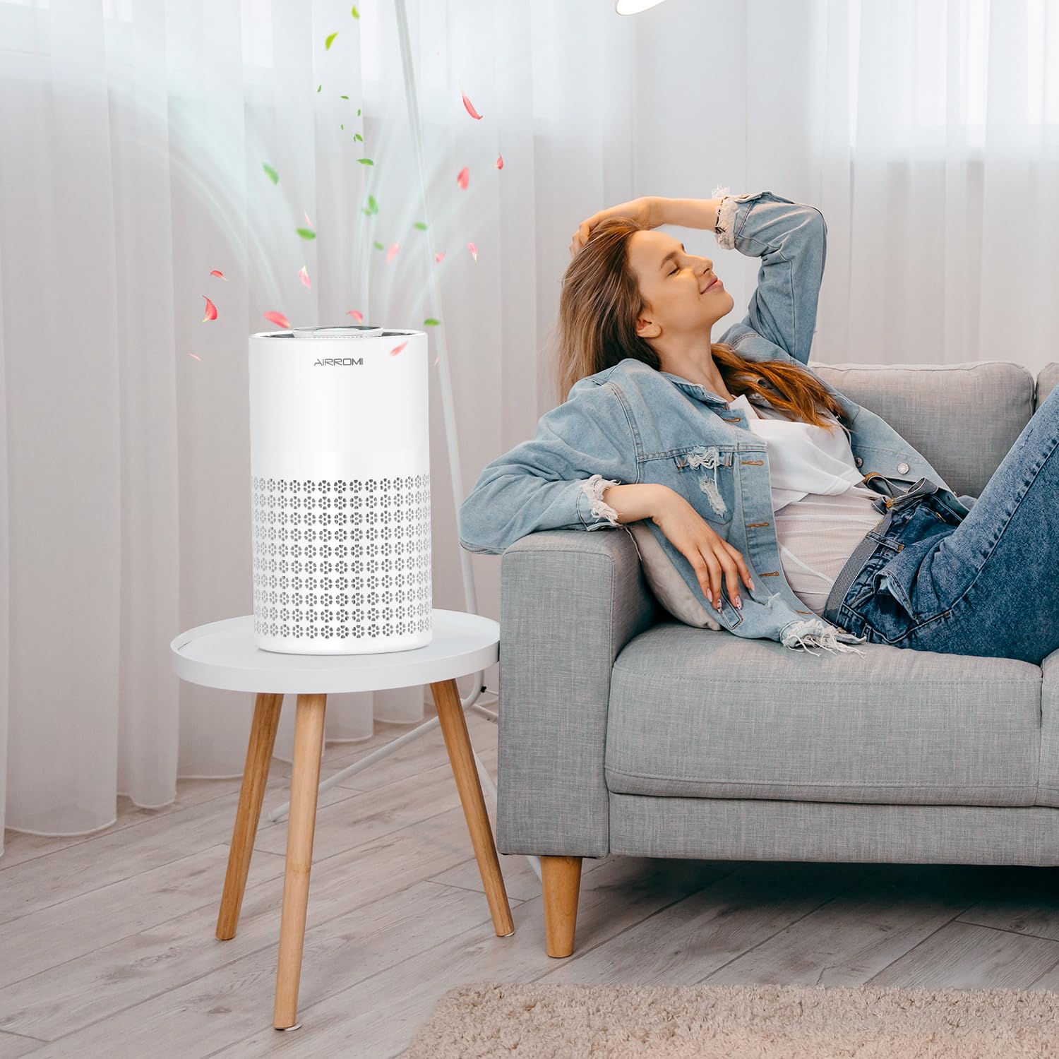 AIRROMI Aromatherapy Cotton Pads compatible with A2001, A2002, and A2005 Pet Air Purifiers for Better Sleep, Ideal for Pet Owners 1 Pack of 12