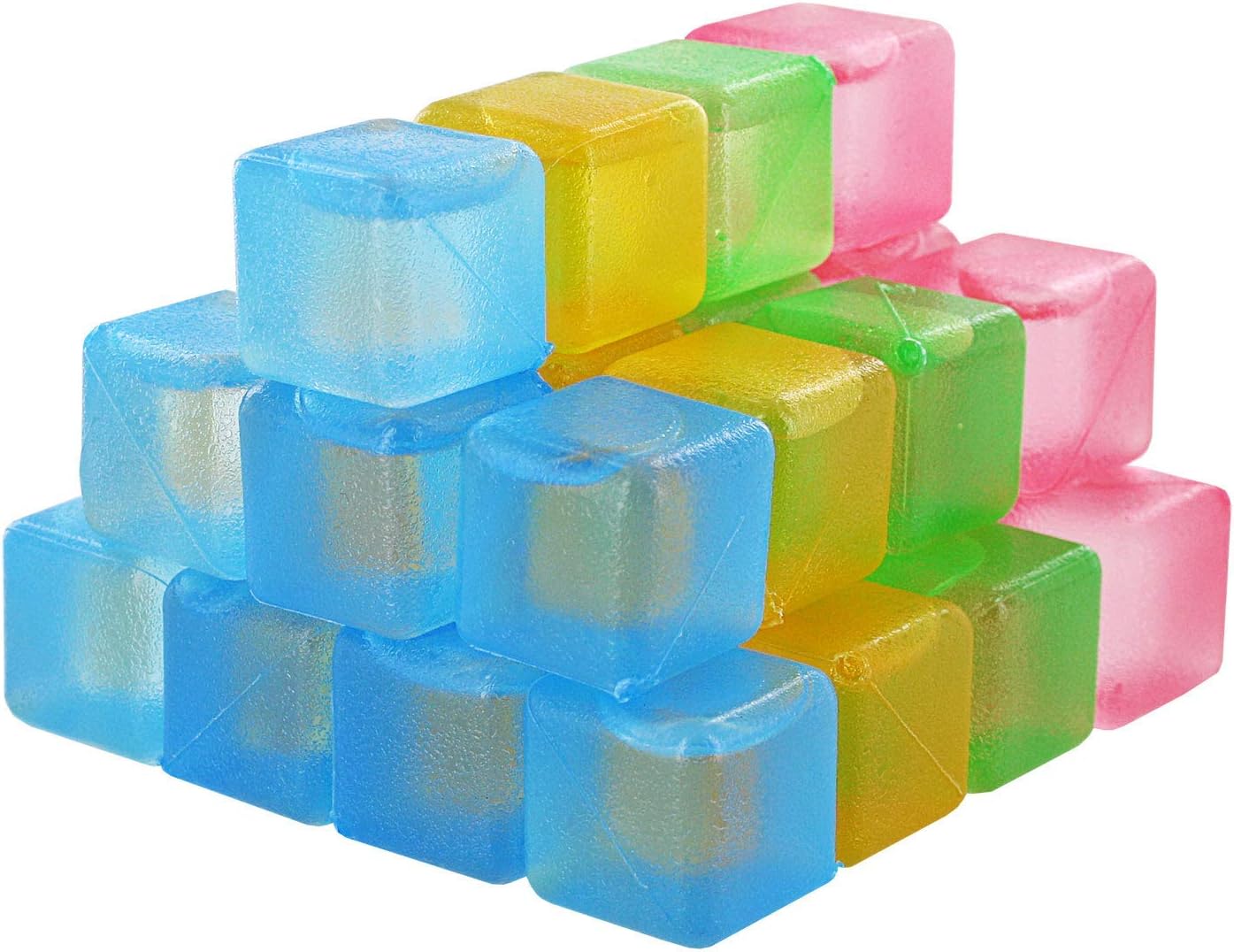 Stllion Plastic Reusable Chilling Ice Cubes BPA Free Cooling Ice