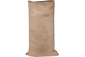 BUTARFE Burlap Bags Single Heavy-duty Large Potato Sack Race Bags 40'' x 24'' Thicken Burlap Sack with Ropes Reusable Woven Nature Jute Bag for Outdoor Gardening Food Storage Kids - Holds Up to 50lbs