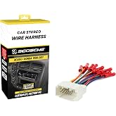 Scosche HA08BCB Aftermarket Radio Wiring Harness with Crimp Connectors for Select 1998-11 Acura and Honda - Aftermarket Radio Wire Harness for Car Stereo - Check Vehicle List Below for Your Model