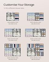 SONGMICS 8 Drawer Dividers Underwear Organizer Dove Grey RUS008G01 view 5