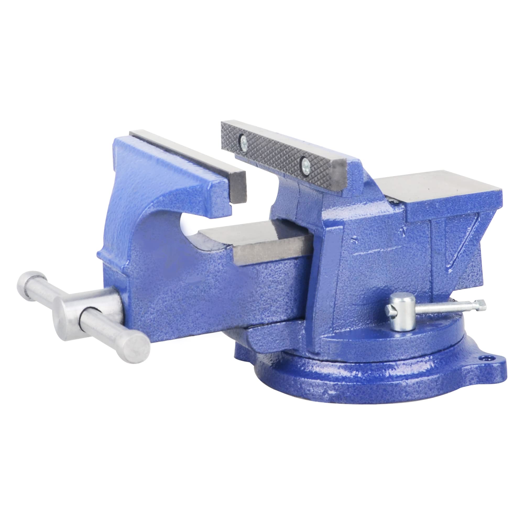 DAYUAN 5'' Heavy Duty Bench Vise Anvil Forged, 360 Swivel Locking Base Desktop Clamp