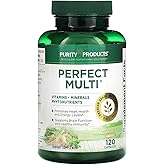 Purity Products Perfect Multi - Multivitamin Packed with Vitamins, Minerals and Phytonutrients - 60 Breakthrough Nutrients - Support for Healthy Immunity, Normal Energy Levels - 120 Capsules (1)