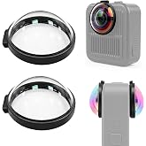 TzezFoz Optical Tempered Glass Lens Guard for GoPro MAX2, 10H Hardness Scratch-Resistant Protective Cover with AR Coating, Hydrophobic Waterproof Dustproof Lens Protector for Panoramic Action Camera