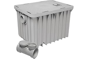 Canplas 3920A02S Thermoplastic Grease Interceptor 20 Gallons per Minute, 40 lb. Grease Capacity