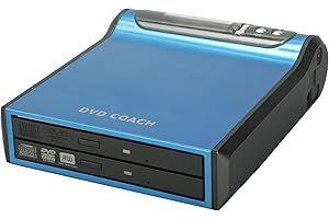 EZ Dupe 1 Copy Portable DVD/CD Duplicator, EZD880, Blue