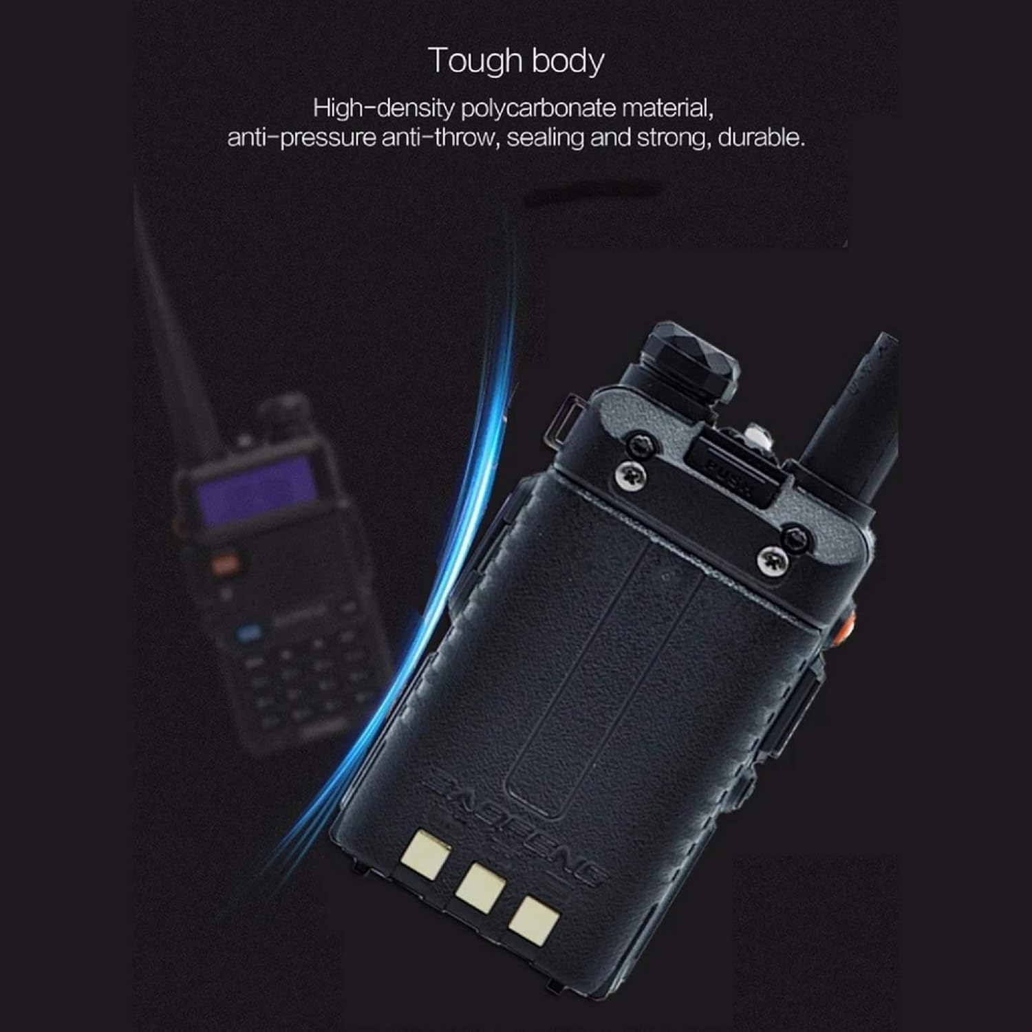 BaoFeng UV-5R Dual Band Two Way Radio (Black)