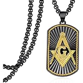 Sbzxbt Masonic/Cross/Compass/St Michael/St Christopher/Santa Muerte/Star of David Pendant Necklace 925 Sterling Silver Shields Necklace for Men Women with 22"+2" Rolo Chain