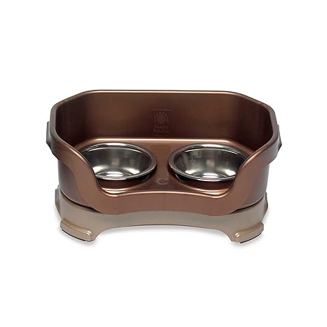 Pet Supplies Neater Feeder Mess Proof Cat Bowl In Bronze