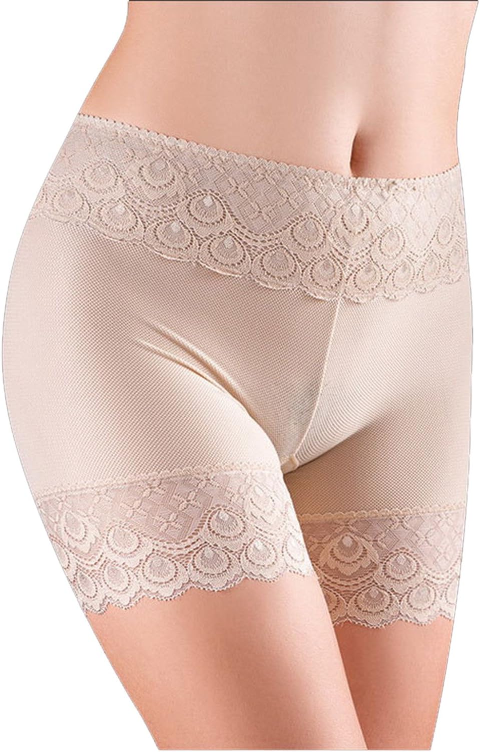 LAEMILIA Womens Lace Short Skirts Safety Pants Leggings Stretch Comfort Soft Boxer Briefs