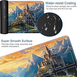 JVGFYNKL for TCG Playmat, Playmat with Zones, 24x14