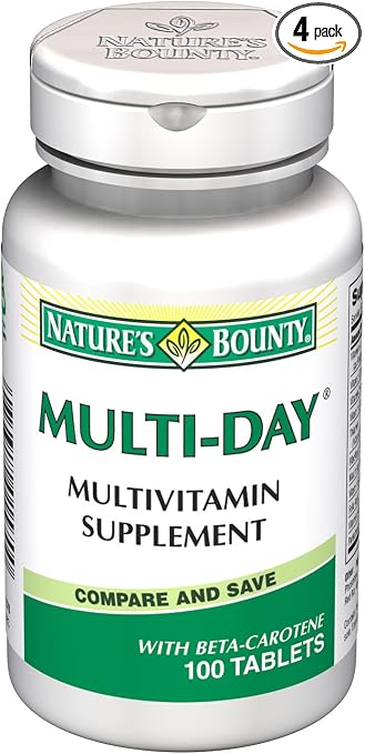 Nature's bounty multi-vitamin Day tablets 100 count (074312015700)