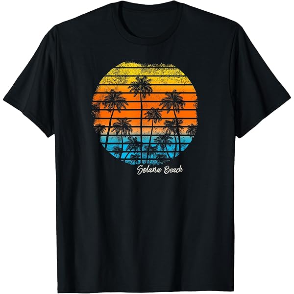 Amazon.com: Vintage San Gregorio CA Beach Sunset and Palm
