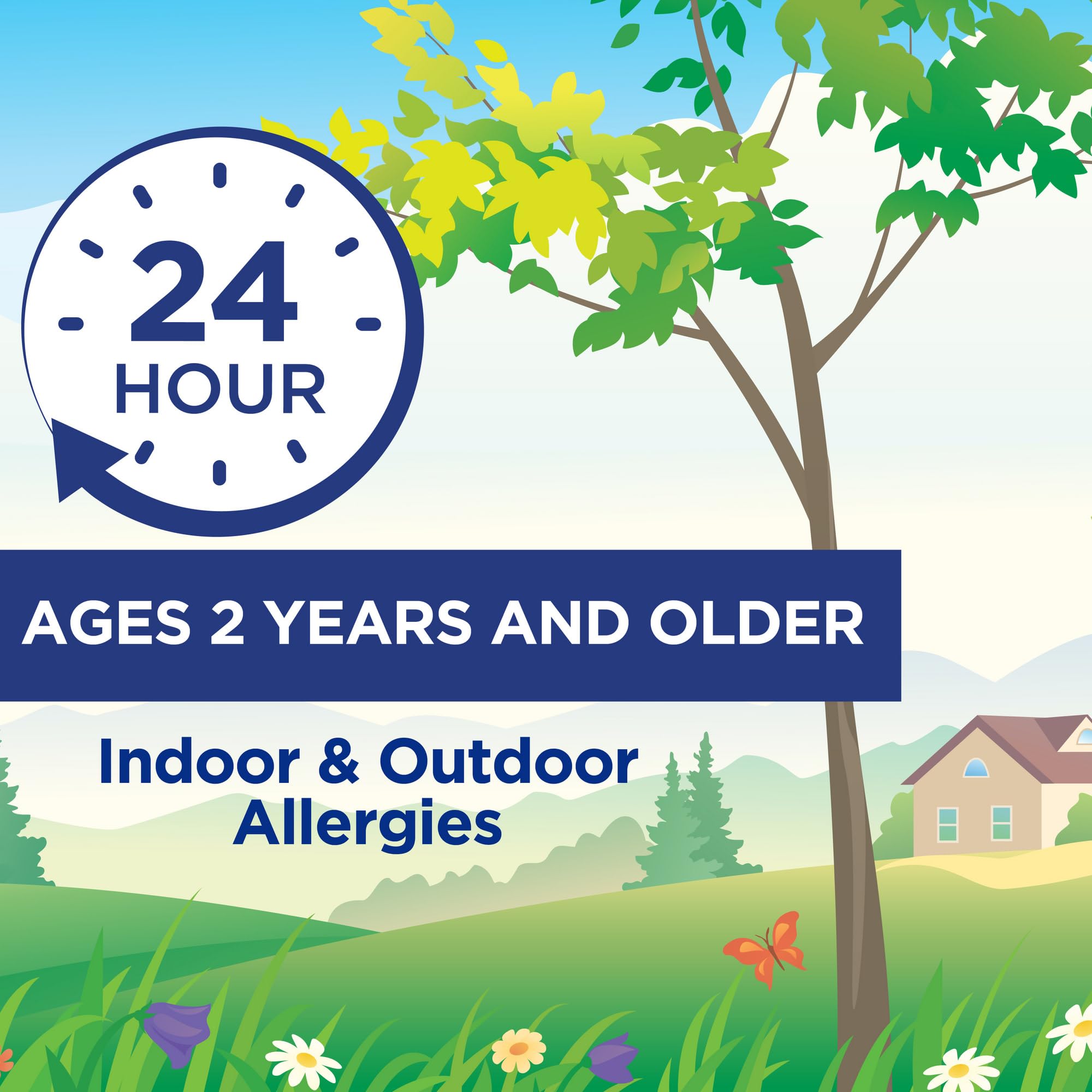 GoodSense Children's Allergy Relief - Loratadine Oral Solution - Grape Flavor - 24-Hour Non-Drowsy Antihistamine, 4 Fl Oz