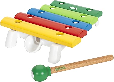Amazon Brio ブリオ モッキン 木製 楽器 おもちゃ 301 ドラム 打楽器 おもちゃ