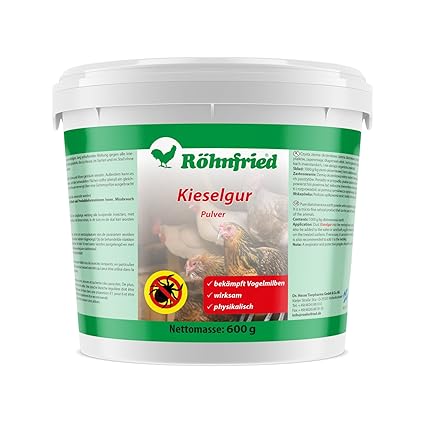 Röhnfried Kieselgur - gegen rote Vogelmilbe auf Kieselgur Basis (600 g)