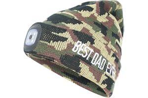 NDLBS Funny Gifts for Dad from Daughter Son Fathers Day Beanie Winter Hat Christmas Stocking Stuffers for Men Daddy Step Dad Him