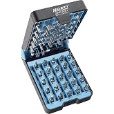 HAZET Bite-Box 2240N/51 I 51-Piece Screwdriver Bit Set, Drive: Pozidriv, Hexagon 6.3 (1/4 Inch), Phillips, Tamper Resistant TORX, Internal Hexagon, Slotted, Internal TORX