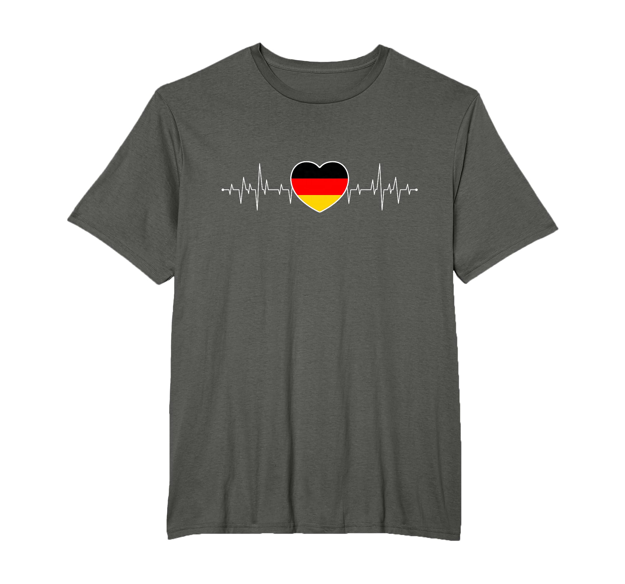 Germany heartbeat / German flag Germany T-Shirt