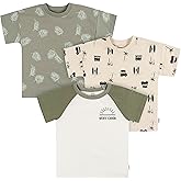 Gerber baby-boys Toddler 3-pack Short Sleeve Pocket Tees