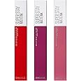 Maybelline Superstay Matte Ink Liquid Lipstick 3 Piece Gift Set