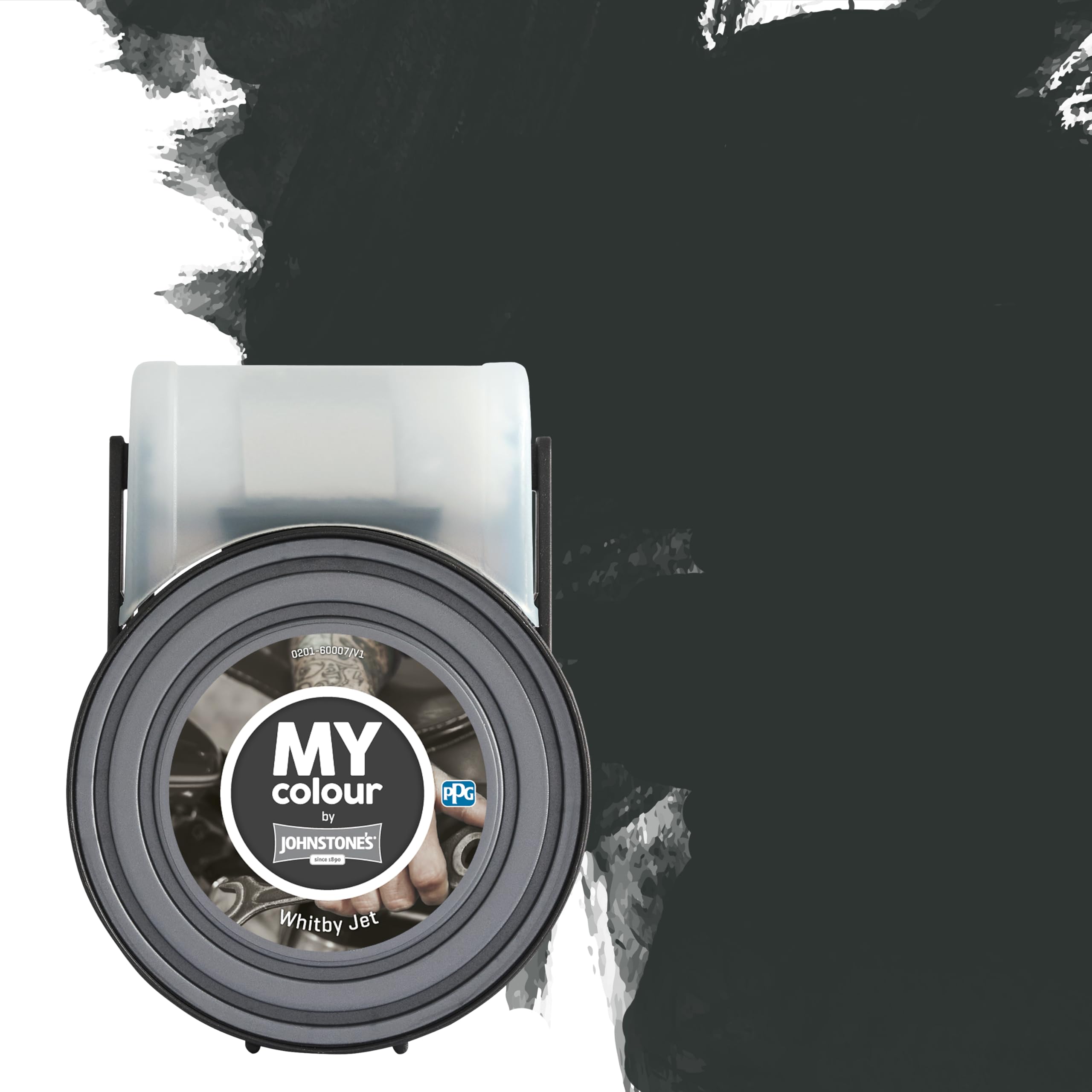 MY colour by Johnstone's - Tester Pot - Luxurious Durable Matt - Whitby Jet - 55ml