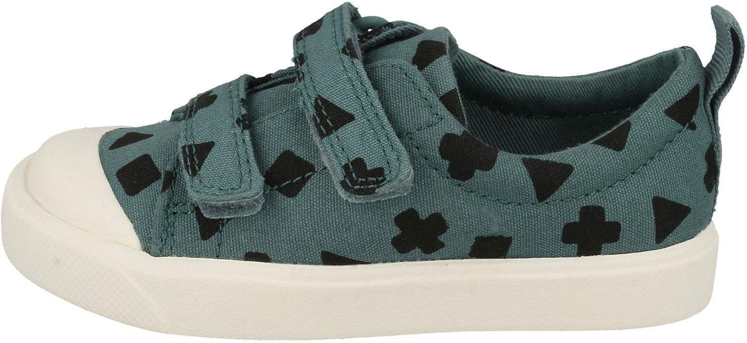 clarks childrens canvas shoes