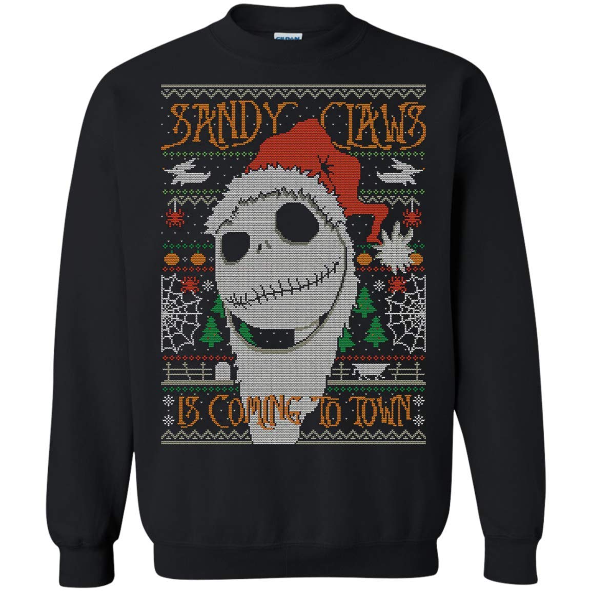 Jack Skellington Nightmare Before Christmas Ugly Sweater Perfect